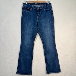 Levi's Classic Bootcut Dark/Medium Blue Denim Jeans Mid-Rise Women's 12 (31x32)